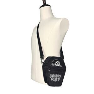Lurking Class by Sketchy Tank | Unisex | Black Coffin Skull Lurker Crossbody Bag